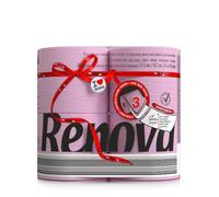 Renova Papel Higiénico, Color Rosa - Paquete de 5 x 4 Rollos