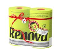 Renova Papel Higiénico, Color Verde - Paquete de 5 x 4 Rollos