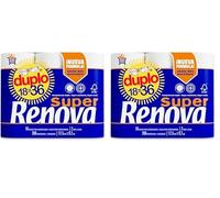 Renova Papel Higiénico Doble - 18 Rollos (Paquete de 2)