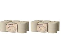 Renova Papel Higiénico Jumbo Love&Action | 12 Rollos Premium de 90 metros | Papel Kraft 2 Capas | Certificado FSC & Ecolabel (Paquete de 2)