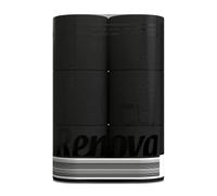 Renova Papel higiénico Negro - 1 pack de 6 rollos de papel