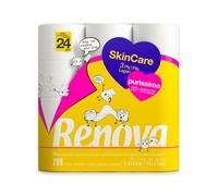RENOVA Papel Higiénico Skin Care Purissimo - 24 Rollos Blanco Puro (200073920)