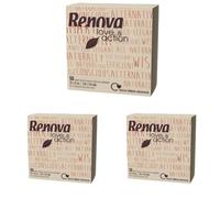 Renova Servilletas de Papel Love & Action - 90 Servilletas Eco Tamaño Estándar (Paquete de 3)