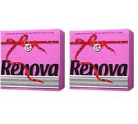 Renova Servilletas de papel Red Label Fucsia - 70 servilletas (Paquete de 2)