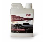 Renovador de plásticos y Gomas para coches | Restaurador de plásticos automoviles | Restaura gomas envejecidas Recupera brillo interior y exteriror | abrillantador de goma, caucho y plastico 500 ml