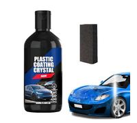 Renovador Para Plásticos Negros | Revestimiento Reparador Anti-Arañazos 100 ml,Agente Reparador De Rayas Interior Auto,Para Brillo Exterior Y Detailing Del Tablero De Instrumentos, Adecuado Para SUV