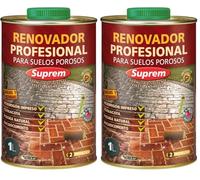 Renovador Profesional Suelos Porosos "Suprem" 1 litro (Paquete de 2)
