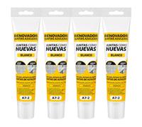Renovador y blanqueador de juntas 125 ml, pack de 4, blanco para azulejos