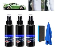 Renovation Spray for Chrome Plated Parts, Refurbishing Agent Spray for Chrome, Instant Rust Removal, Works on Any Chrome - Bumpers, Wheels, Taps (3Pcs)