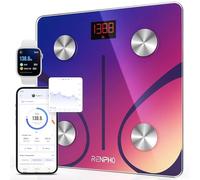 RENPHO Bascula Grasa Corporal y Muscular, Alta Precisión, 180kg, Elis 1 | Bascula de Baño con 13 Composición Corporal, Medición de Metabolismo Basal e IMC, Pérdida Peso, Fitness, Múltiples Usuarios