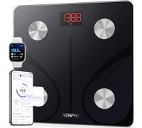 RENPHO Bascula Grasa Corporal y Muscular con App, 13 Métricas, Elis 1 | Bascula de Baño Inteligente para Fitness, Seguimiento Masa Muscular, Alta Precisión Composición Corporal, Múltiples Usuarios