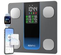 RENPHO Bascula Grasa Corporal y Muscular, Pantalla 7 en 1, Capacidad 227kg | Bascula Baño con 13 Métricas, para Fitness, Perder Peso, Seguimiento de Objetivos, Múltiples Usuarios, 300mm, Elis 2XL