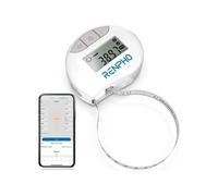 Renpho cinta métrica inteligente bluetooth bmf01 con pantalla lcd y app, pilas incluidas