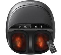 RENPHO Eléctrico Masajeador de pies, Shiatsu Masajeador Pies con Calor | Masajeador de pies con control remoto, 3 niveles de compresión, 3 niveles de amasado, 3 niveles de calor, regalo Mujer Hombre