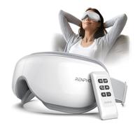 RENPHO Masajeador de ojos con control remoto y calor,Compresión de aire masajear ojos recargable para aliviar la tensión ocular Círculos oscuros Bolsas de ojos Mejorar el sueño regalo dia de la madre