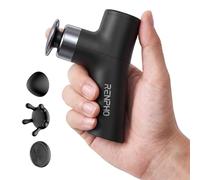 RENPHO Micro One Mini Pistola de masaje, 3 cabezales, 4 velocidades