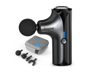Renpho Mini Pistola de Masaje Negro