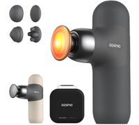 RENPHO Mini Thermal Pistola de Masaje con Función de Calor, Mini Massage Gun Masajeador Portátil de Moda, con Fundas de Silicona de Colores, con Bolsa de Transporte, para Masaje Muscular