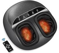 Renpho shiatsu foot massager - compact - with remote control - black