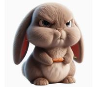 Renqidian Kit de Pintura de Diamantes 5D Conejos DIY Adultos y Niños Diamantes Cristal Artes Bordado Decoración de La Pared Del Hogar 50x50 cm