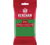 Renshaw Fondant Ready To Roll Icing Extra para Cubrir Tartas de Color Verde 250 g - Lot de 6