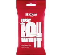 Renshaw Fondant White 250g - Listo para Extender, Óptimo para Cubrir y Decorar Tartas, Cupcakes y Galletas - Blanco - 250 g
