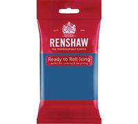 Renshaw Ready to Roll glaseado, azul Atlántico, 250 g (paquete de 4)
