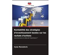 Rentabilité des stratégies d'investissement basées sur les rachats d'actions: Les annonces ont-elles de l'importance ?