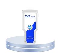 Rentable Compatible con Cartuchos de Tinta de 300ML, impresoras DesignJet Z6 y Z9+ con Tinta pigmentada y Chip Estable(HP747 -B- 300ML)