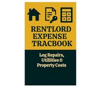 Rental Expense Tracker - Log Repairs, Utilities & Property Costs