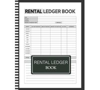 Rental Ledger Book: Organize Rent Payments, Due Dates, and Property Expenses