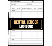 Rental Ledger Log Book: Organize Track Income Expenses and Tenant Records