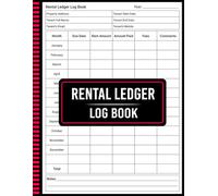 Rental Ledger Log Book: Stay Organized with Easy Rent And Expense Tracking