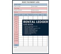 Rental Ledger Log Book: Track Rent Payments, Tenant Records, Expenses, Maintenance & More | Rental Property Management Ledger Book for Landlords and Property Managers