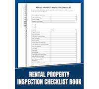 Rental Property Inspection Checklist Book: 50 Forms for Move-In & Move-Out | 8.5 x 11 inches.