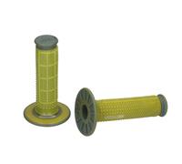 Renthal Kevlar Doble Compuesto Agarraderas Gomas De Manillar Verde Beige