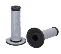 RENTHAL MX Doble Compuesto Mitad Waffle Conicidad Agarre Gris/Negro