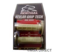 Renthal MX / Enduro Puños de Compuesto Doble Diamond/Waffle (50/50) (1 Par)