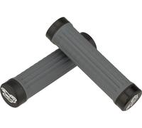 Renthal Puños de manillar Lock On Traction gris medio