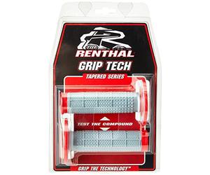 Renthal Red Dual Compound Tapered 50-50 - Soft-Firm MX Handlebar Grips