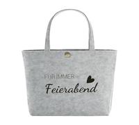 Rentner Geschenk Frau Mann, Rentner Filztasche, Filztaschen Shopper mit Rentner-Sreichen, Handtasche, Tasche Fielz, robuste Einkaufstasche aus Filz für Kollegin Abschied, Geburtstag, Weihnachten