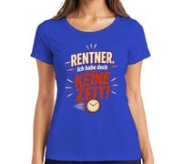Rentner Ich Habe doch Keine Zeit Statement - Camiseta para mujer, azul, L