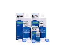 ReNu MultiPlus Solución Única, 2 x 500ml | Bausch + Lomb, lentes de contacto blandas, elimina proteínas, mantiene la humedad de las lentes, 60ml gratis