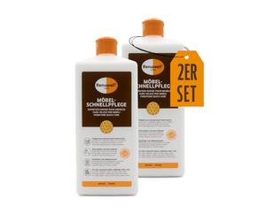 Renuwell - Set de Cuidado rápido para Muebles (2 Unidades de 1 litro, Cera de Abeja)