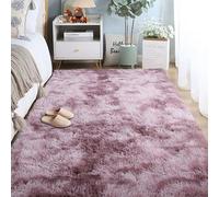 RENWEIWEI Alfombra Habitacion 120 x 320 cm Esponjosa Alfombras Dormitorio Extragrande para Salón O Dormitorio, Alfombra Esponjosa de Cama, Rosa Púrpura