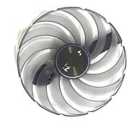 RENXUOZ 3 Ventiladores 6PIN 95MM FDC10U12D9-C DC 12V 0.45A RX 6900XT GPU Ventilador para Sapphire para Nitro + para AMD para Tarjeta gráfica Radeon 6900 XT SE(Silver)