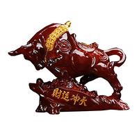 RENYUEH Adornos De Feng Shui Decoración De Estatua De Caballo, Adorno De Escultura De Mascota De Té, Bandeja De Té De Obra, Decoración De Escritorio para El Hogar para La Riqueza Y El Éxito