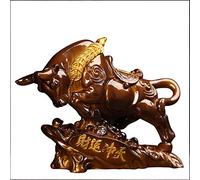 RENYUEH Adornos De Feng Shui Decoración De Estatua De Caballo, Adorno De Escultura De Mascota De Té, Bandeja De Té De Obra, Decoración De Escritorio para El Hogar para La Riqueza Y El Éxito