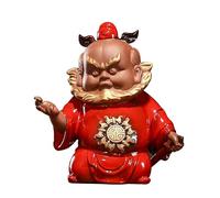 RENYUEH Estatuas de cerámica de estatuillas Artificiales de Dioses y diosas, Estilo Chino, para Porche, hogar, Manualidades, decoración, Adornos, Decoraciones de Escritorio