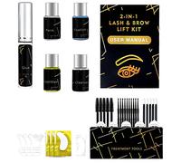Renywosi 5 Pcs Kit de Levantamiento de pestañas - Juego de Herramientas para rizar pestañas de Larga duración | Extensiones de pestañas Profesionales, rizador de pestañas, rizador semipermanente